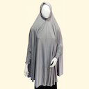 Spun Pearl Big Hijab With Hand Neek Frill Baniyan Cloth(Lyera)