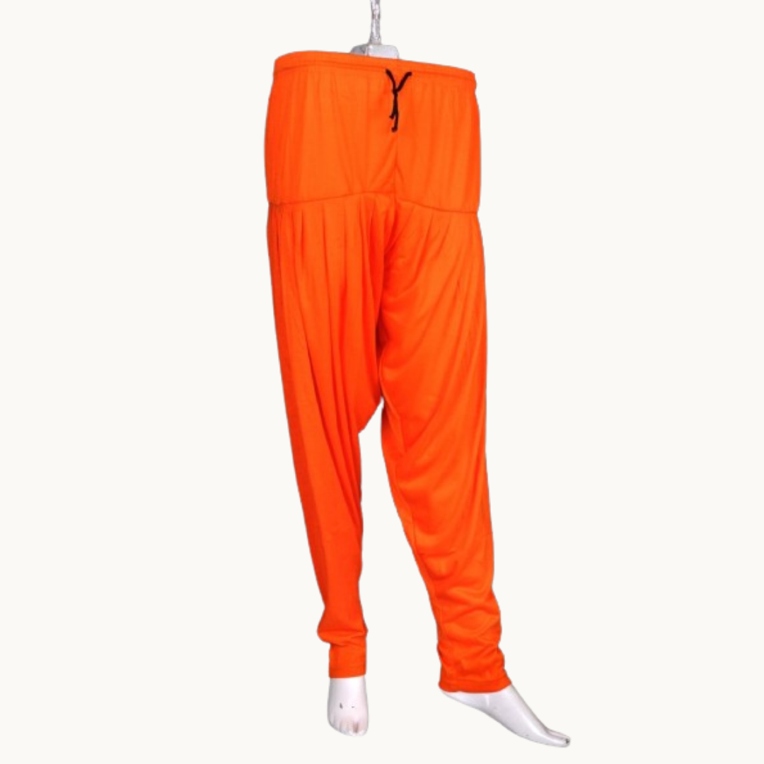 Orange Patiyala Baloon Pant